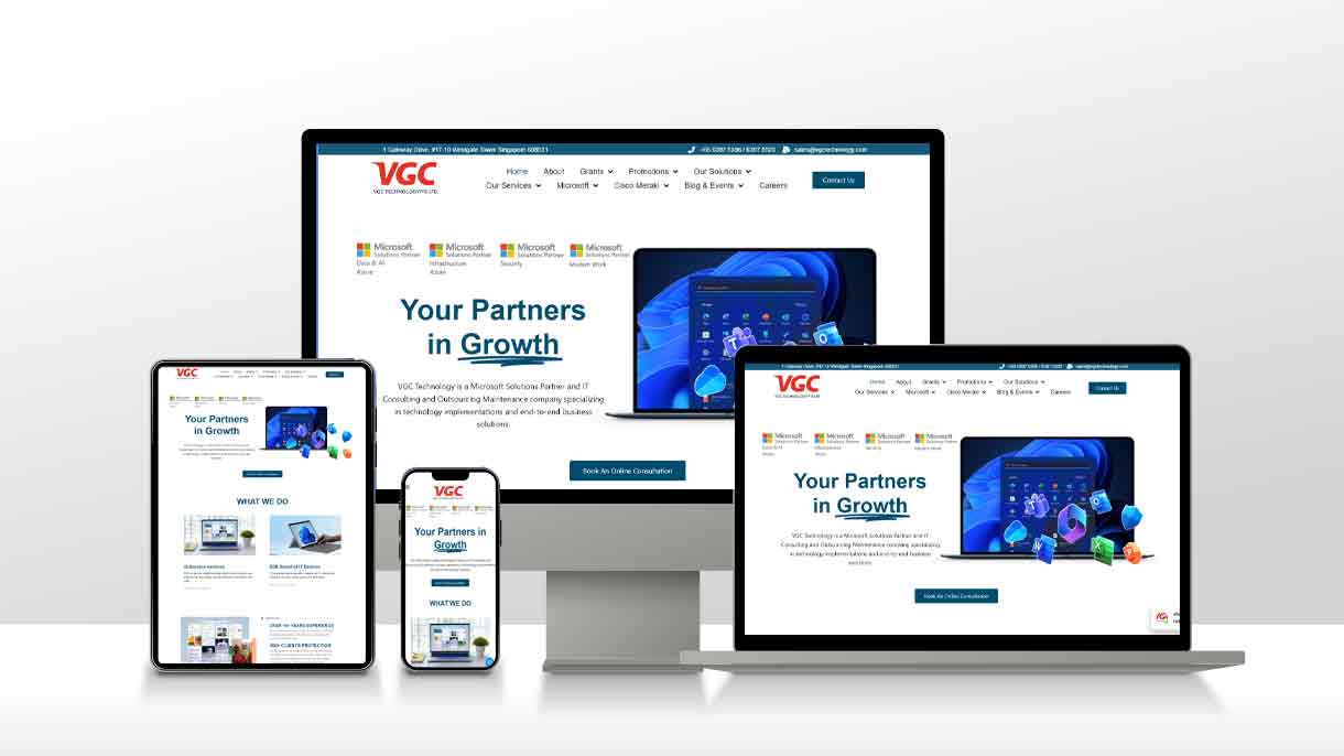 VGC Technology Website